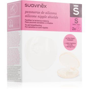 Suavinex Zero Zero Silicone Nipple Shields protectoare pentru mameloane