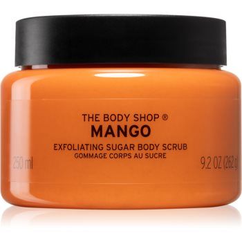 The Body Shop Mango Body Scrub peeling pentru corp cu efect revigorant cu ulei de mango