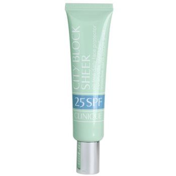 Clinique City Block™ Sheer Oil-Free Daily Face Protector SPF 25 crema protectoare pentru fata SPF 25