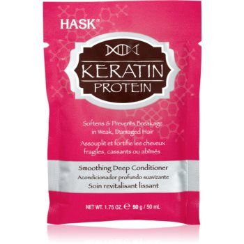 HASK Keratin Protein balsam profund hrănitor pentru par degradat sau tratat chimic