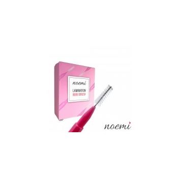 NOEMI -  Mini perii roz pentru laminarea sprancenelor  - set 10 buc