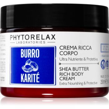 Phytorelax Laboratories Shea Butter crema de corp nutritiva unt de shea ieftina