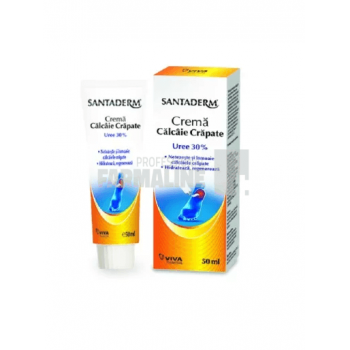 Santaderm Crema cu uree 30% pentru calcaie crapate 50 ml