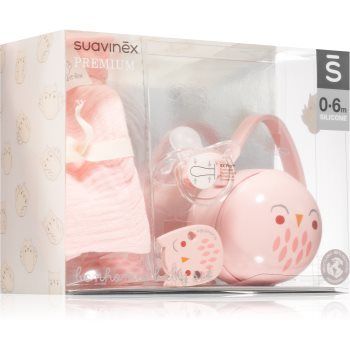 Suavinex Bonhomia Gift Set Pink set cadou (pentru nou-nascuti si copii)