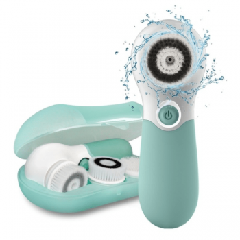 Aparat electric pentru curatarea fetei TOUCHBeauty Electric Facial Cleansing Exfoliating Massage Brush Set la reducere