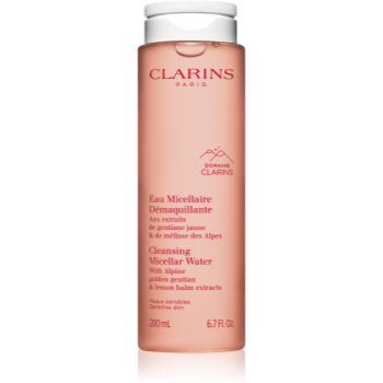 Clarins Cleansing Micellar Water apa pentru curatare cu particule micele pentru piele sensibilă de firma originala