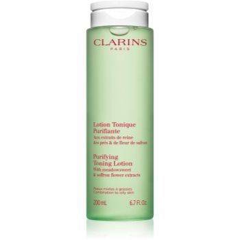Clarins Cleansing Purifying Toning Lotion tonic pentru curatare pentru piele mixta spre grasa Clarins Cleansing Purifying Toning Lotion tonic pentru curatare pentru piele mixta spre grasa