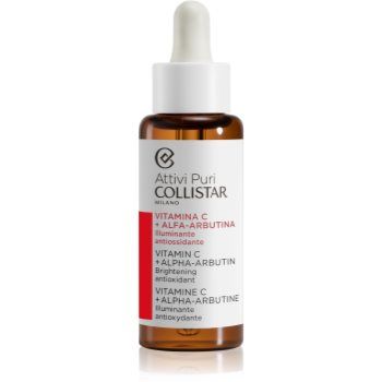 Collistar Attivi Puri Vitamin C + Alfa-Arbutina ser facial cu efect iluminator cu vitamina C