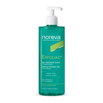 Gel de curatare fata si corp Noreva Exfoliac, 400 ml