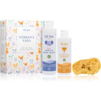 kii-baa® organic Bath Gift Set set cadou (pentru nou-nascuti si copii)