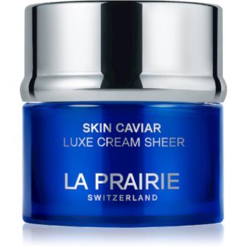La Prairie Skin Caviar Luxe Cream Sheer cremă de lux pentru fermitate cu efect de nutritiv