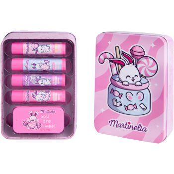 Martinelia Yummy Lip Care Tin Box set cadou 3y+(pentru copii)