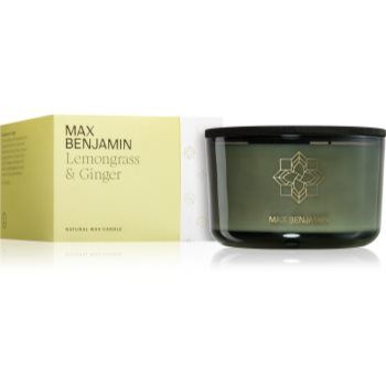 MAX Benjamin Lemongrass & Ginger lumânare parfumată