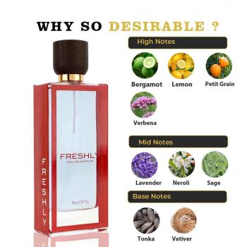 Parfum Freshly, Riiffs, apa de parfum 100 ml, barbati