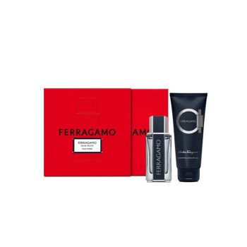 Set cadou Salvatore Ferragamo Ferrgamo, Apa de Toaleta, 50 ml + Gel de dus 100 ml