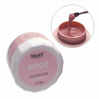 AcrylicGel Beige 15g Macks - M-BEIGE-15 ieftin