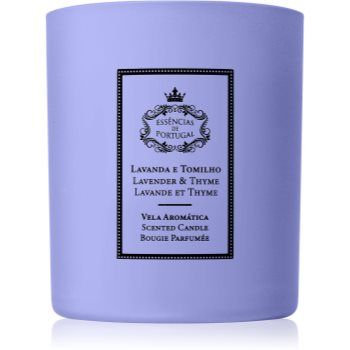 Essencias de Portugal + Saudade Natura Lavender & Thyme lumânare parfumată