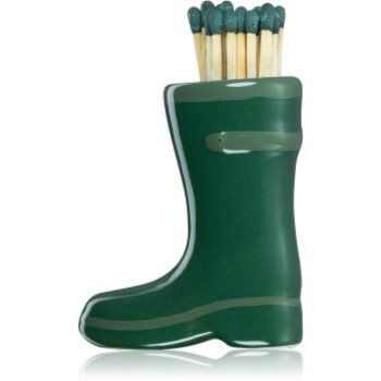 Paddywax Wellington Boot Dark & Light Green chibrituri