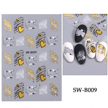 Sticker decor unghii SW-B009 - SW-B004