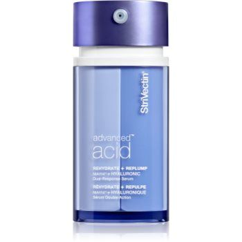 StriVectin Advanced Acid Rehydrate + Replump Hyaluronic Dual Response Serum ser dublu pentru hidratare si fermitate