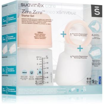 Suavinex Zero Zero Starter Set set cadou A Adaptable Flow 0 m+(pentru nou-nascuti si copii)
