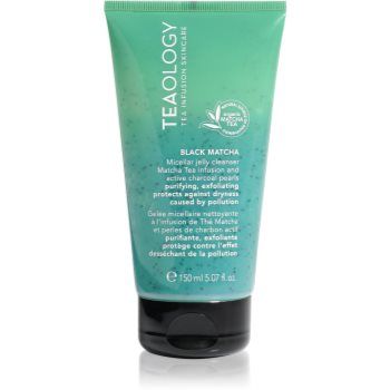 Teaology Cleansing Black Matcha Micellar Jelly Cleanser emulsie micelara pentru curatare cu efect exfoliant Teaology Cleansing Black Matcha Micellar Jelly Cleanser emulsie micelara pentru curatare cu efect exfoliant