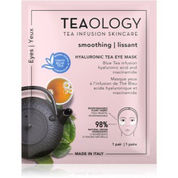 Teaology Face Mask Hyaluronic Eye Mask mască hialuronică hidratantă, pentru zona ochilor