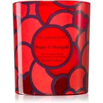 Vila Hermanos 70ths Year Poppy & Marigold lumânare parfumată