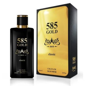 Apa de Parfum pentru Barbati - Chatler EDP 585 Gold Classic Men, 100 ml