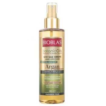 Balsam de par lichid cu ulei de argan Bioblas Botanic Oils, 200 ml ieftin