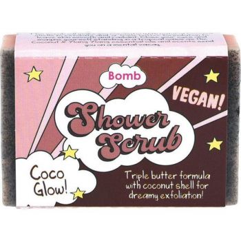 Exfoliant solid de dus Coco Glow, Bomb Cosmetics, 200 g de firma original