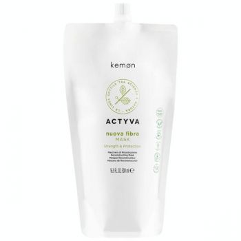 Masca de Restructurare - Kemon Actyva Nuova Fibra Mask Pouch Bag, 500 ml