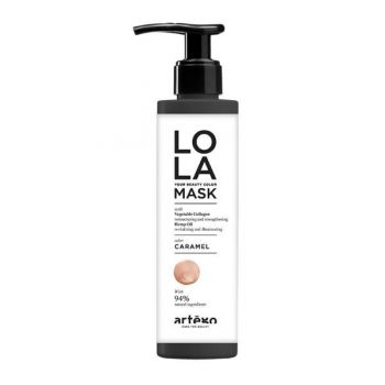 Masca nuantatoare cu colagen si 94% ingrediente naturale Caramel Lola Mask 200 ml