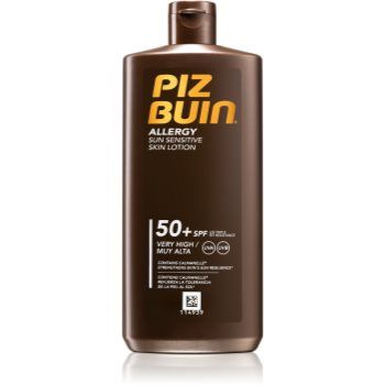 Piz Buin Allergy lotiune de plaja pentru pielea sensibila SPF 50+