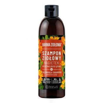 Sampon cu extract de galbenele, pentru scalp sensibil, Barwa Cosmetics, 250 ml