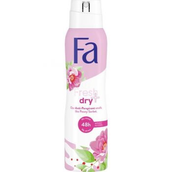 SHORT LIFE - Deodorant Spray Antiperspirant Fresh & Dry Peony Sorbet 48h Fa, 150 ml