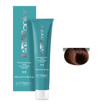 SHORT LIFE - Vopsea Permanenta - Oyster Cosmetics Perlacolor Professional Hair Coloring Cream nuanta 7/3 Biondo Dorato de firma originala
