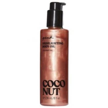 Ulei pentru Bronzare cu Sclipici, Coconut, Victoria's Secret Pink, 236 ml de firma originala