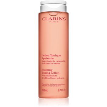 Clarins Cleansing Soothing Toning Lotion tonic de curatare si calmant pentru ten uscat și sensibil de firma originala