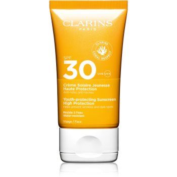 Clarins Youth-Protecting Sunscreen High Protection crema de soare pentru fata SPF 30