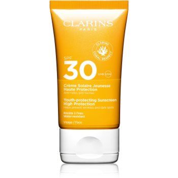 Clarins Youth-Protecting Sunscreen High Protection crema de soare pentru fata SPF 30
