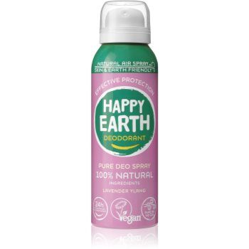 Happy Earth 100% Natural Deodorant Air Spray Lavender Ylang deodorant
