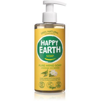 Happy Earth 100% Natural Hand Soap Jasmine Ho Wood Săpun lichid pentru mâini
