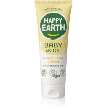 Happy Earth 100% Natural Nourishing Cream for Baby & Kids crema nutritiva pentru copii ieftina