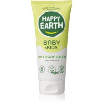 Happy Earth 100% Natural Soft Bodylotion for Baby & Kids crema pentru copii