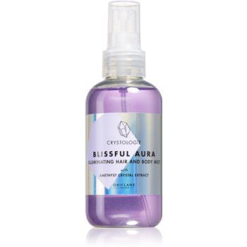 Oriflame Crystologie Blissful Aura spray parfumat pentru corp și păr ieftin