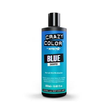 Sampon colorant cu pigmenti albastrii Crazy Color 250 ml ieftin