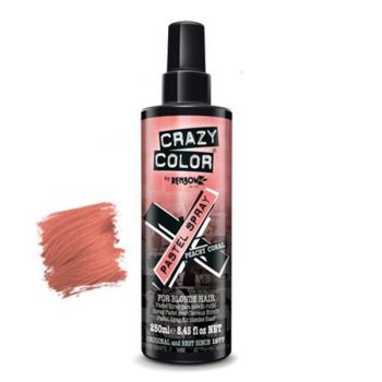 Spray colorant Crazy Color Pastel Peachy Coral 250 ml de firma originala