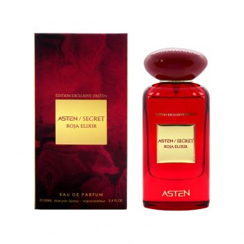 Apă de parfum Asten, Secret Roja Elixir, unisex, 100ml
