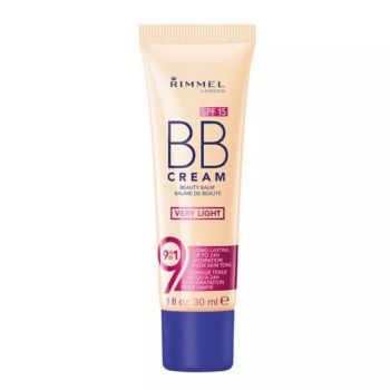 BB Cream Rimmel 9 In 1 Beauty Balm SPF 15 - Very Light, 30 ml